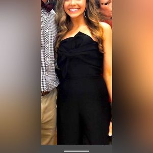 Do+Be Strapless Bow Jumpsuit